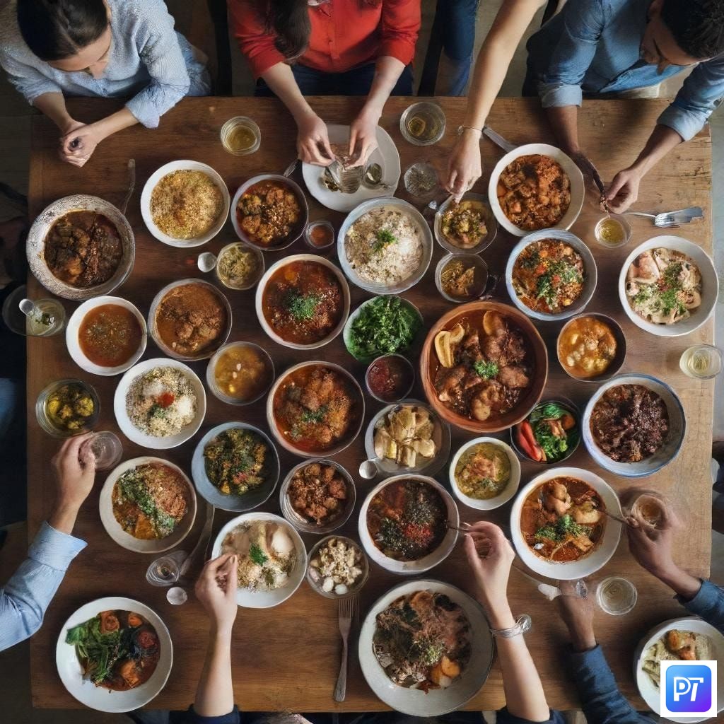 Culinary Exchange Networks